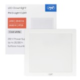 Aproape nou: Plafoniera LED PNI D-Light CL241 24W, patrata 28x28 cm, 6500K, aliment