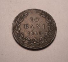 10 bani 1867 Watt foto