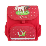 Ghiozdan Herlitz Mini Softbag Horses, neechipat, ergonomic, 14 x 26 x 24 cm