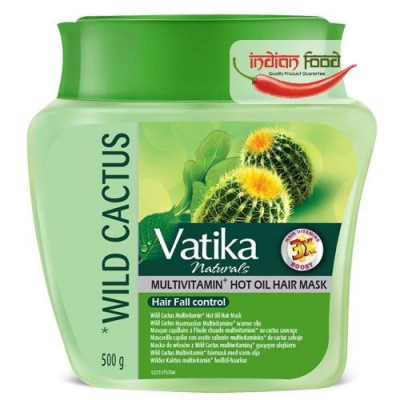 Vatika Naturals Hair Mask Cactus (Masca pentru Par de Cactus Usturoi si Cocos) foto