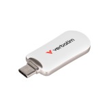 Memorie USB 64GB Verbatim Plectra USB-C WH