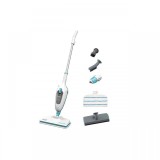 Mop cu aburi 5 in 1, BLACK &amp; DECKER FSM13E5-QS, 0.38l, 1300W, alb-verde
