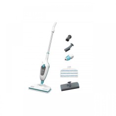 Mop cu aburi 5 in 1, BLACK &amp; DECKER FSM13E5-QS, 0.38l, 1300W, alb-verde