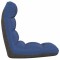 Scaun de podea pliabil, albastru, material textil - 5