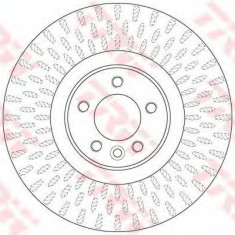 Disc frana LAND ROVER RANGE ROVER IV (LG) (2012 - 2016) TRW DF6508S