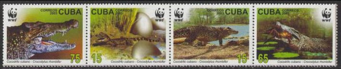 CUBA 2003 WWF CROCODILI