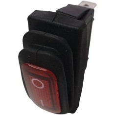 Intrerupator Rocker dreptunghiular SPST ON-OFF Rosu cu led 250V 15A IP55 KCD3 3pini 10107308 (TXVD 5-19 - 0.10lei)
