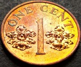 Moneda 1 CENT - SINGAPORE, anul 1995 * cod 5014 A = UNC din fasic!