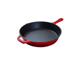 Tigaie fonta emailata rosu 26cm Handy KitchenServ