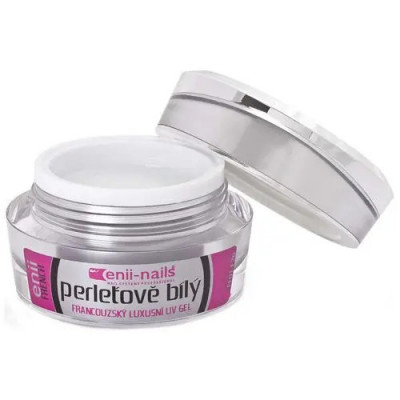 Gel alb perlat - ENII manichiură French, 40ml foto