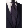 Cravata Matase Naturala Barbati, Nod Contrast Maro/Albastru, 148cm, Made in Italy, Cutie Cadou, Albastru Inchis