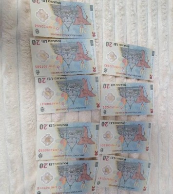 V&amp;acirc;nd bacnote de 20.de lei. foto