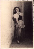 HST P1143 Poză 1947 artistă Suzi Moldoveanu &icirc;n Boema București