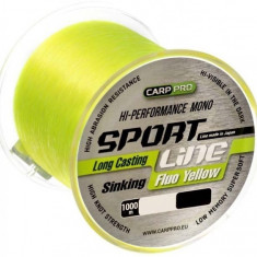 Fir Carp Pro Sport Line, galben-fluo, 1000m (Diametru fir: 0.23 mm)