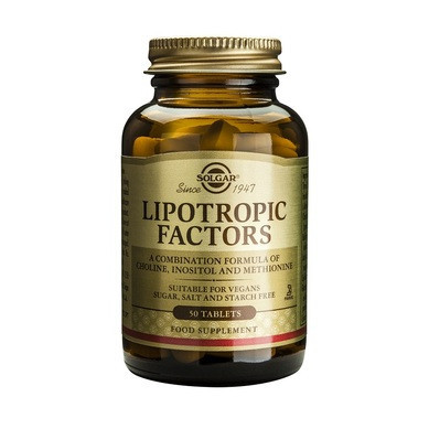 Lipotropic Factors Solgar 50tbl