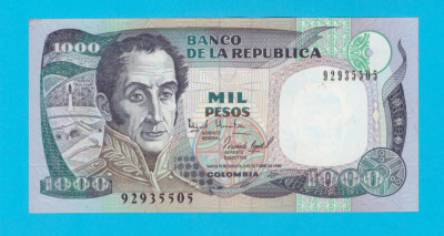 Columbia 1.000 Pesos 1995 UNC seria 92935505 foto