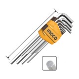 Set Imbus 1.5-10mm Extra Lung 9buc INGCO HHK11092