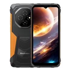 Telefon Mobil Blackview FORT 1, Portocaliu, 4G, 6.56, &sup3; HD+ IPS, 16GB RAM (4GB + 12GB Extensibili), 128GB ROM, 16 MP, Android 15, Tiger T615, NFC, 100