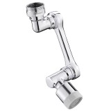 Extensie Robinet Rotativa 1080&deg; GREATON, Prelungitor pentru Baterie Chiuveta Baie sau Bucatarie, Pivotant In Orice Directiei, Economizor Apa Integrat,