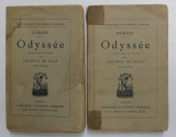 HOMERE - ODYSSEE , traduction en prose par LECONTE DE LISLE , VOLUMELE I - II , EDITIE DE INCEPUT DE SECOL XX
