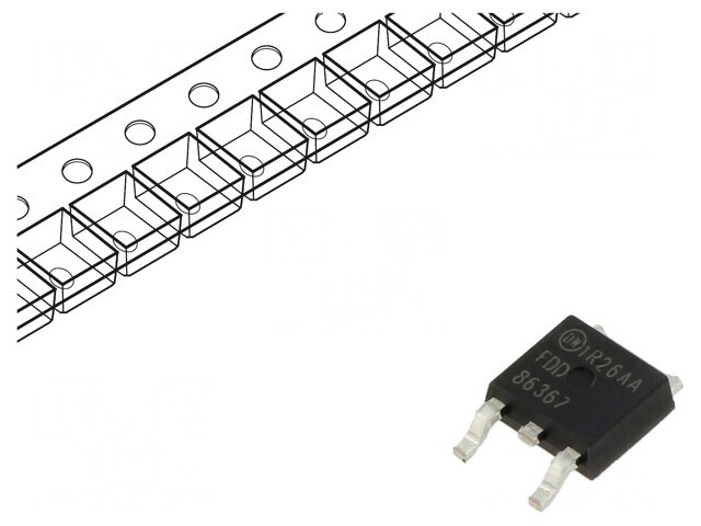 N-MOSFET Tranzistor 80V 100A 227W DPAK