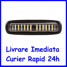 Proiector LED 24W 30? 12-24V Lumina Alba + Portocalie AL-010720-3 foto