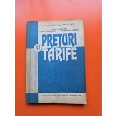 Preturi si tarife - Tatiana Moșteanu, Dalina Dumitrescu, Constantin Floricel