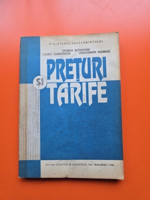 Preturi si tarife - Tatiana Moșteanu, Dalina Dumitrescu, Constantin Floricel foto