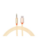 USB-C Tip C Tata la Jack 3.5mm Tata-Culoare Aur