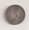 Moneda Germania 5 Deutsche Mark ARGINT - 1951 D, Europa