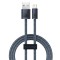 Baseus Cablu USB - Lightning pentru iPhone, 1m, 2,4A, gri (CALD000416)