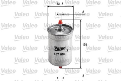 VALEO 587006 filtru combustibil foto