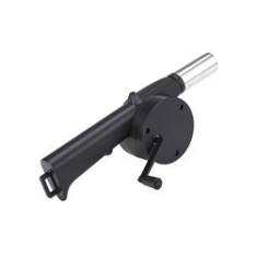 Suflantă manuală pentru grătar, plastic/metal, neagră