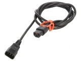 Cablu IEC C13-C14 cu Blocare 2m 10A