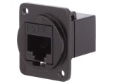 Adaptor FT Cat 5e 8p8c RJ45 soclu, ambele părţi