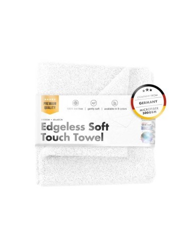 Prosop auto fin Chemicalworkz Edgeless Soft Touch Towel, 500 GSM, 40x40 cm Alb