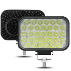 Set 2x Proiectoare LED auto OFF-ROAD 4 inch 99W 33LED, 12V-24V, 6000K, carcasa aluminiu, 8000Lm