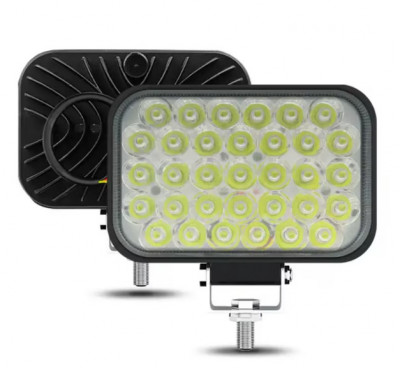 Set 2x Proiectoare LED auto OFF-ROAD 4 inch 99W 33LED, 12V-24V, 6000K, carcasa aluminiu, 8000Lm foto