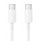 Cablu de incarcare si transfer date USB C la USB C 2m alb (306)