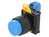 Comutator 22mm Poz.i 2 NO fără acţionare prin apăsare