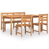 Set mobilier pentru gradina, 4 piese, lemn masiv de tec