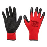 Manusi de lucru din poliester cu latex crincle, 3121X, marimea 11