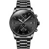 Ceas barbatesc Olevs Quartz Analog Negru Otel Data