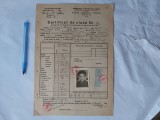 CERTIFICAT DE CLASA.LICEUL,,DIMITRIE A.STURDZA&quot; TECUCI-1944.