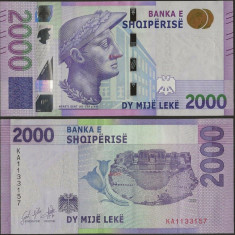 !!! ALBANIA - 2.000 LEKE 2020 ( 2022) - P NEW - UNC