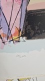 Litografie color Marcel Janco ( Iancu )
