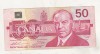 Bnk bn Canada 50 dolari 1988 P# 98a Thiessen/Crow - vf