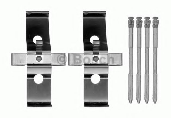 Set accesorii, placute frana VW TOUAREG (7LA, 7L6, 7L7) (2002 - 2010) BOSCH 1 987 474 742