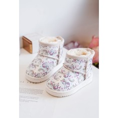 Cizme de zapada fete cu design unicorn, impermeabile - 25