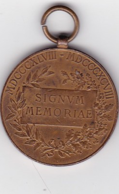 Medalie 1848 1898 Austria Franz Joseph I Signum Memoriae foto